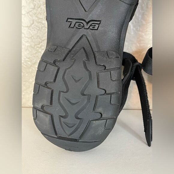 Teva Tirra 4266 All Black Strappy Slingback Hiking Sandals Women's Size 11 - Picture 11 of 12